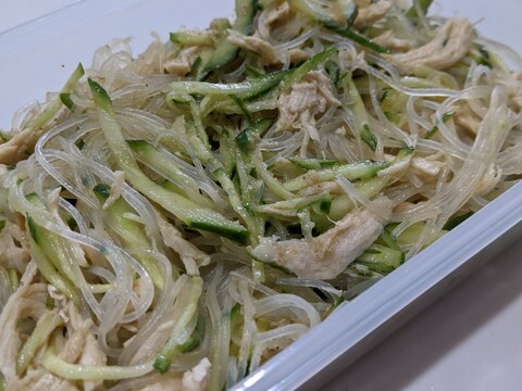 簡単♪「お弁当」我が家の定番☆春雨の中華サラダ
